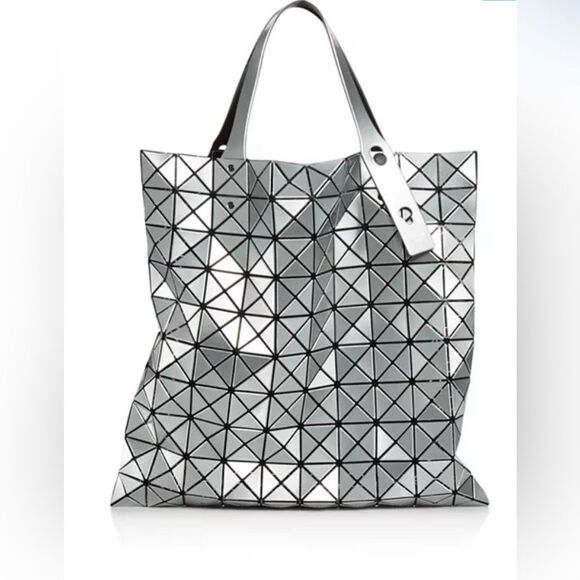 NWT Bao bao Issey Miyake Prism Tote silver - Picture 3 of 16